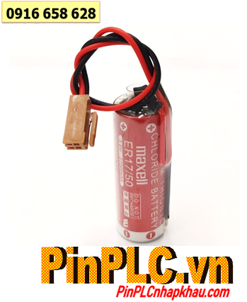 Maxell ER17/50, Pin Maxell ER17/50 size 3.6v A 2750mAh Made in Japan